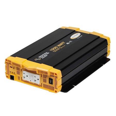 Go Power! Power Inverter, Pure Sine Wave, 2,650 W Peak, 1,500 W Continuous, 2 Outlets 79950